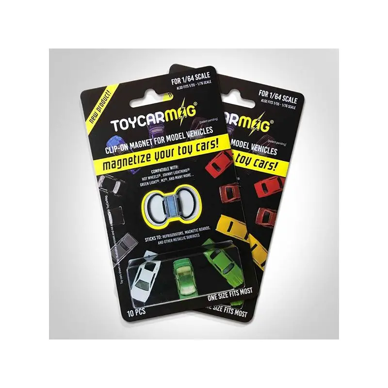 10 Piece Clip-On Magnets Clip And Display For 1/64-1/55-1/76 Scale Model Cars By Toyscarmag 1
