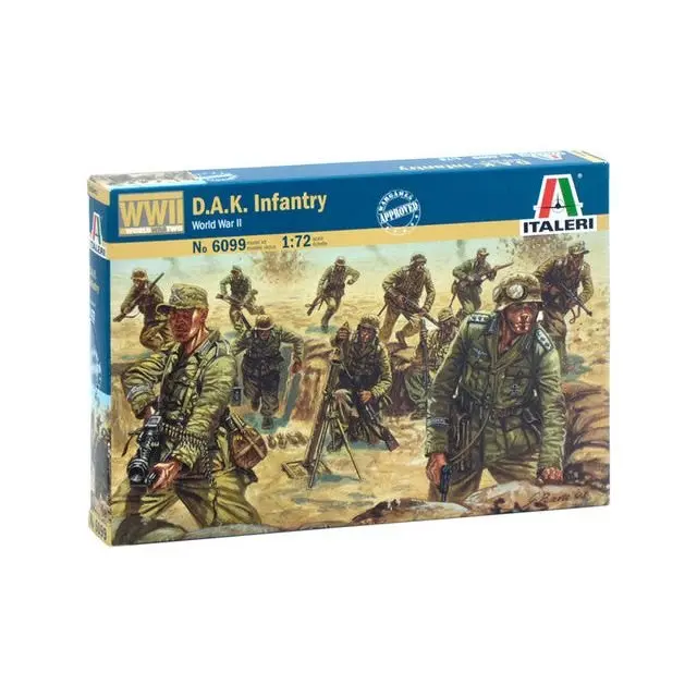 1:72 Wwii D.A.K. Infantry 1