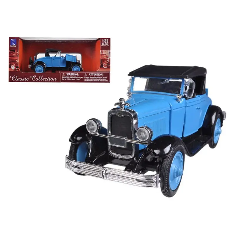 1928 Chevrolet Roadster Blue 1/32 Diecast Model Car By New Ray 1
