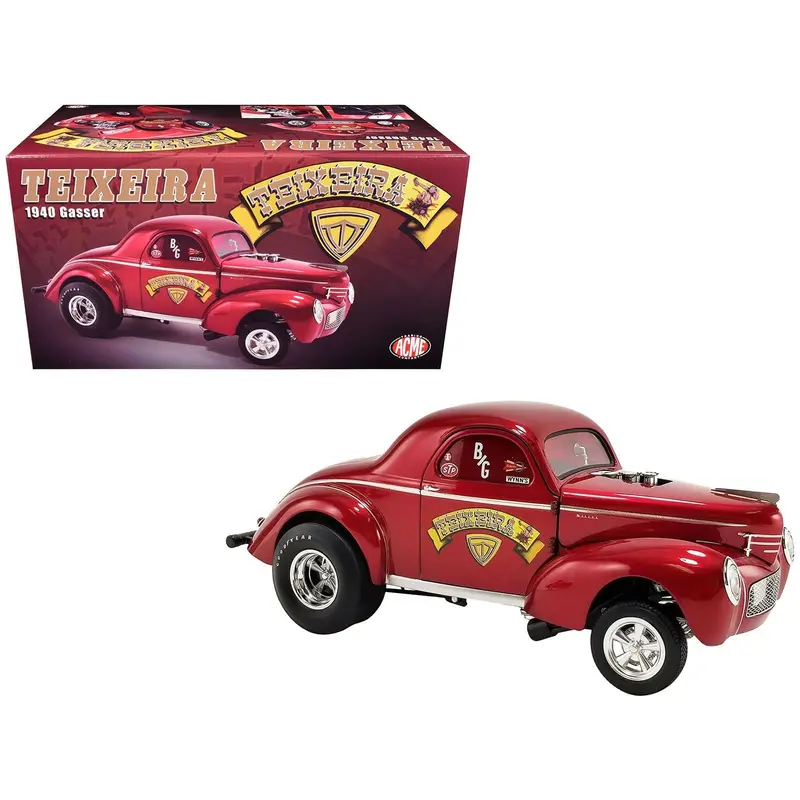 1940 Gasser "Patriot" American Flag Livery Limited Edition To 300 Pieces Worldwide 1/18 Die Cast Model Car By Acme 1