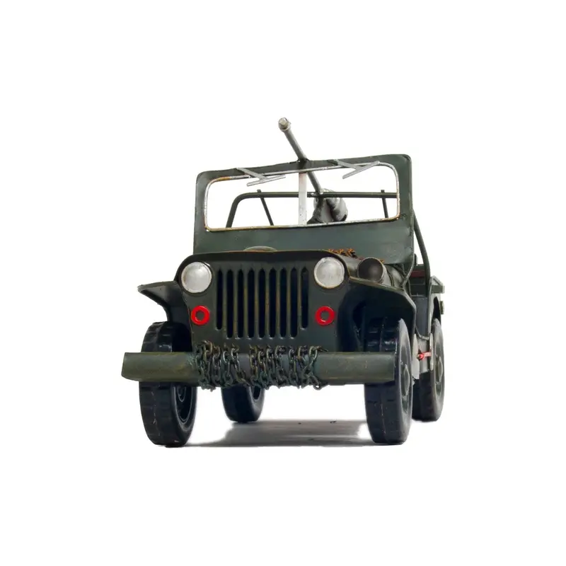 1941 Willys Mb Overland Jeep Green Metal Handmade 1