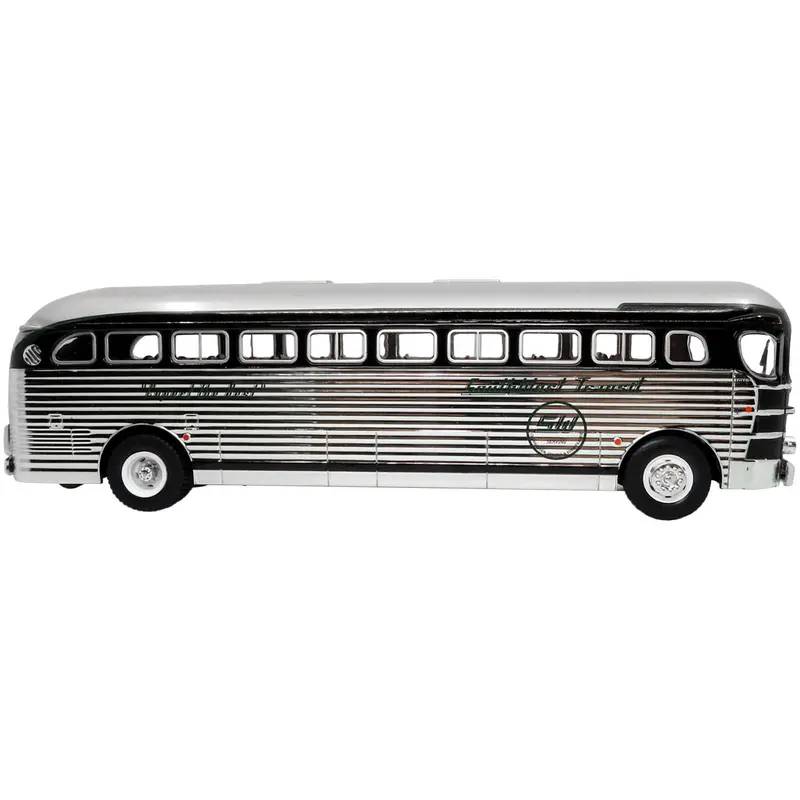 1948 Gm Pd-4151 Silversides Coach Bus "Southwest Transit: Expect The Best" "Vintage Bus & Motorcoach Collection" 1/43 Diecast Model By Iconic Replicas 1