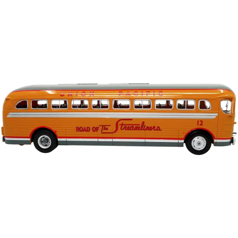 1948 Gm Pd-4151 Silversides Coach Bus "Union Pacific: Road Of The Steamliners" "Vintage Bus & Motorcoach Collection" 1/43 Diecast Model By Iconic Replicas 1