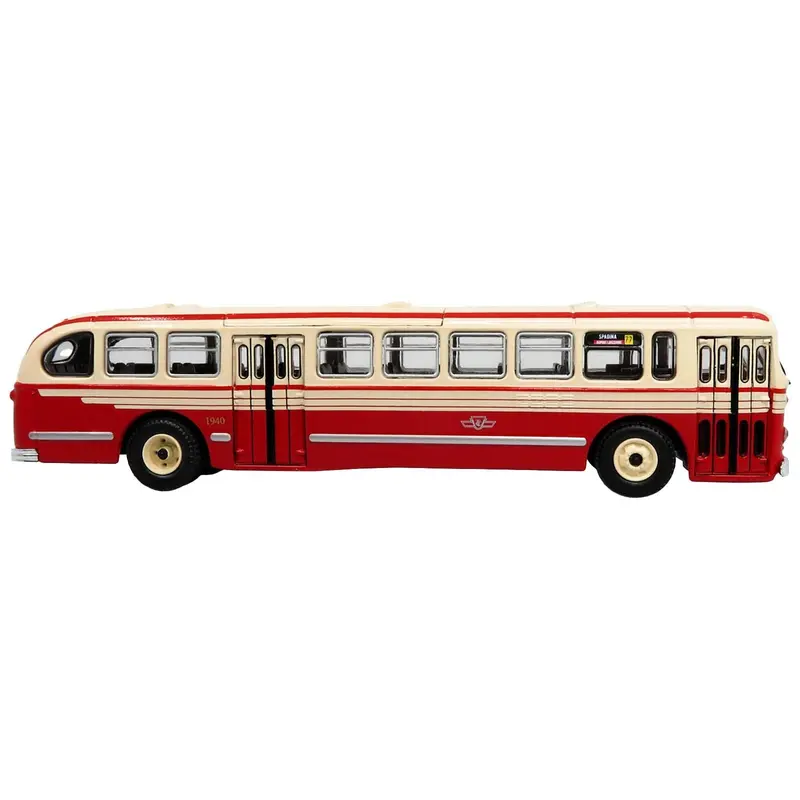 1952 Ccf-Brill Cd-44 Transit Bus Ttc (Toronto Transit Commission) "Spadina 77 Dupont-Lakeshore" "Vintage Bus & Motorcoach Collection" 1/87 (Ho) Diecast Model By Iconic Replicas 1