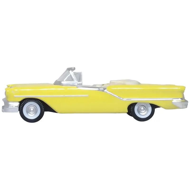 1957 Oldsmobile 88 Convertible Coronado Yellow 1/87 (Ho) Scale Diecast Model Car By Oxford Diecast 1