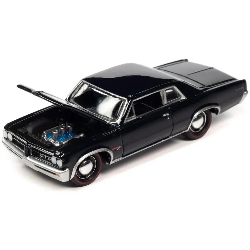 1964 Pontiac Gto Nocturne Blue Metallic Limited Edition To 2500 Pieces Worldwide "Ok Used Cars" 2023 Series 1/64 Diecast Model Car By Johnny Lightning 1