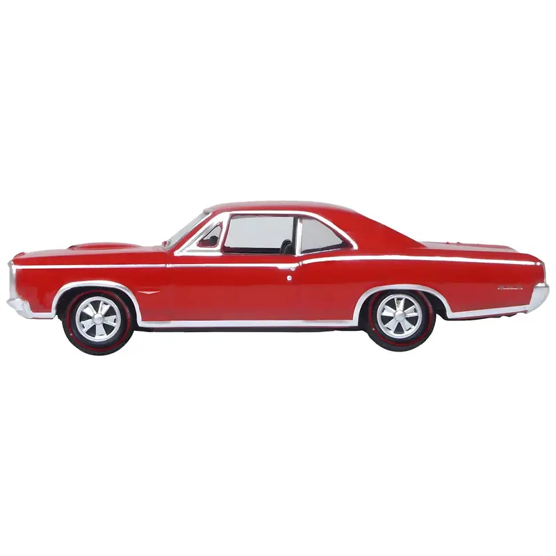 1966 Pontiac Gto Montero Red 1/87 (Ho) Scale Diecast Model Car By Oxford Diecast 1