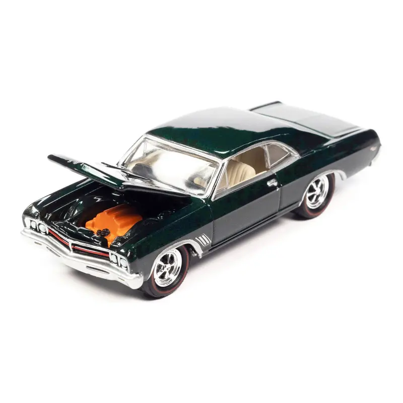 1967 Buick Gs 400 Verde Green Metallic Limited Edition To 2524 Pieces Worldwide "Ok Used Cars" 2023 Series 1/64 Diecast Model Car By Johnny Lightning 1