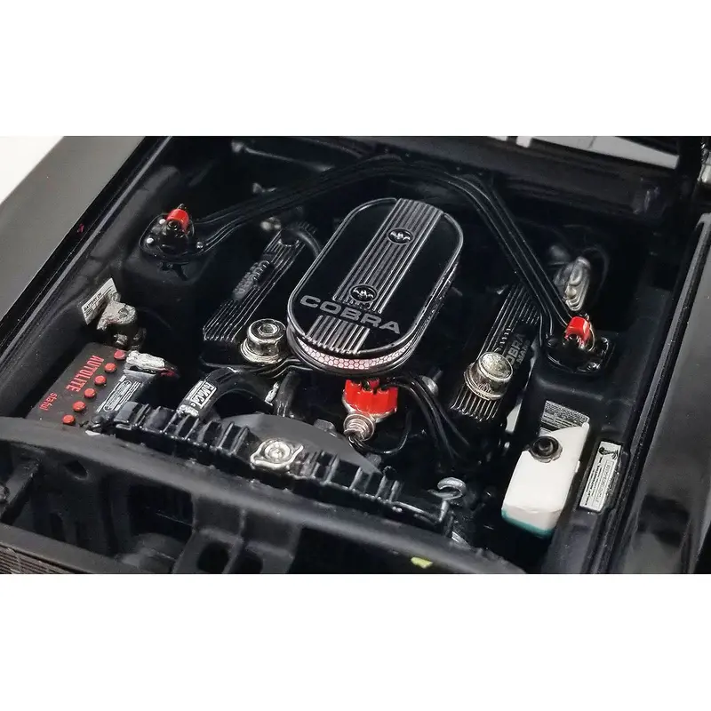 1967 Shelby Gt500 Restomod "War Horse" Black With White Stripes Limited Edition To 624 Pieces Worldwide 1/18 Diecast Model Car By Acme 1