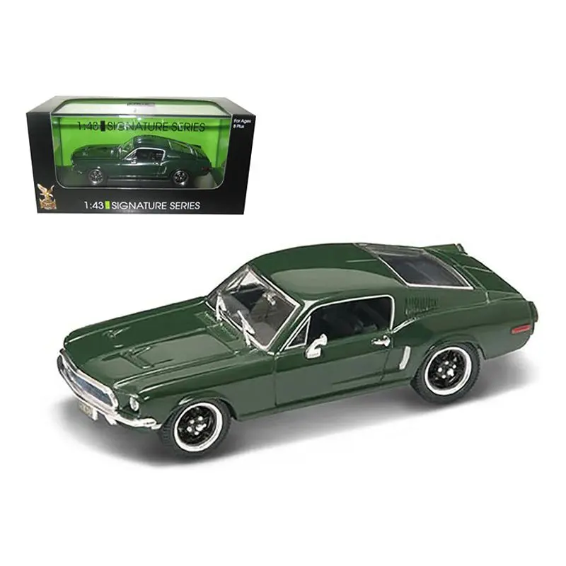 1968 Ford Mustang Gt Green 1/43 Diecast Car Model Signature Series By Road Signature 1