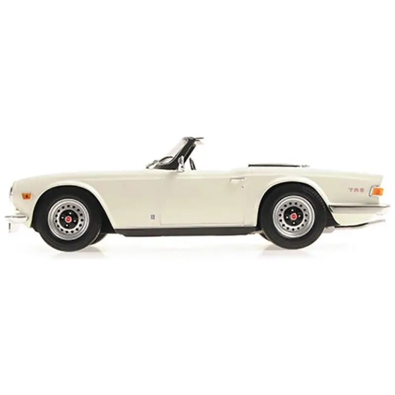 1969 Triumph Tr6 Convertible White Limited Edition To 504 Pieces Worldwide 1/18 Diecast Model Car By Minichamps 1