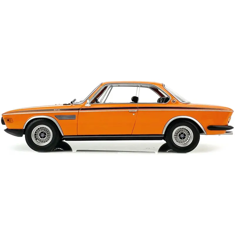 1971 Bmw 3.0 Csl Orange With Black Stripes Limited Edition To 600 Pieces Worldwide 1/18 Diecast Model Car By Minichamps 1