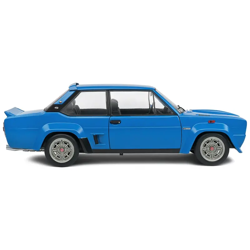 1980 Fiat 131 Abarth Blue 1/18 Diecast Model Car By Solido 1
