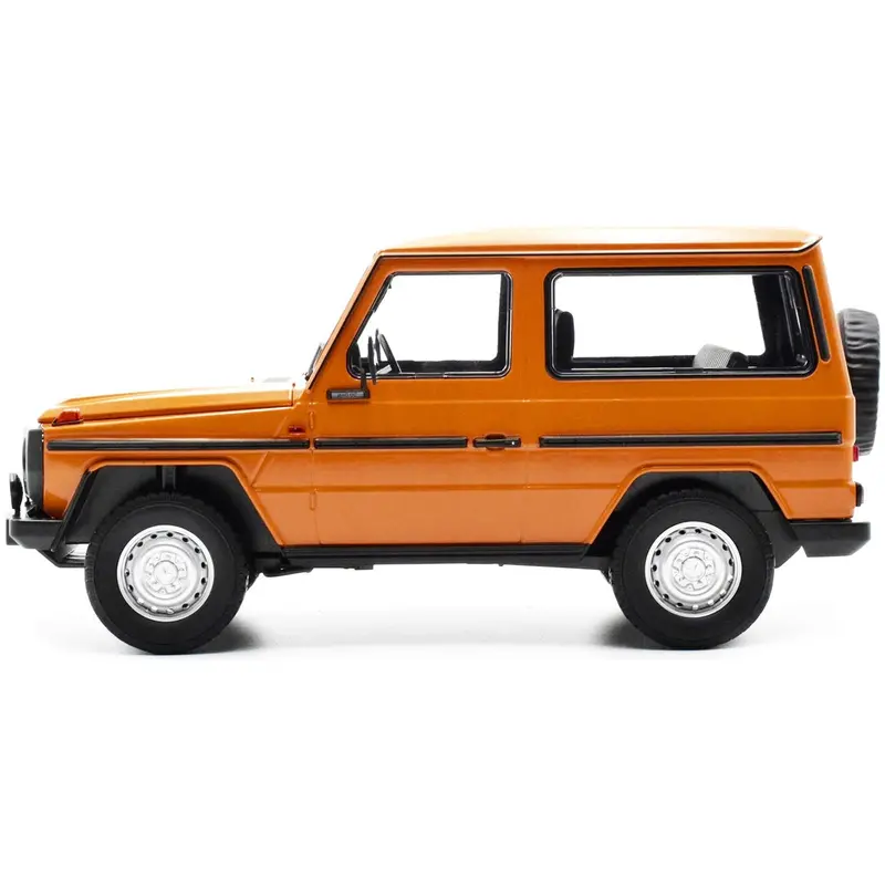 1980 Mercedes-Benz G-Model (Swb) Orange With Black Stripes Limited Edition To 504 Pieces Worldwide 1/18 Diecast Model Car By Minichamps 1
