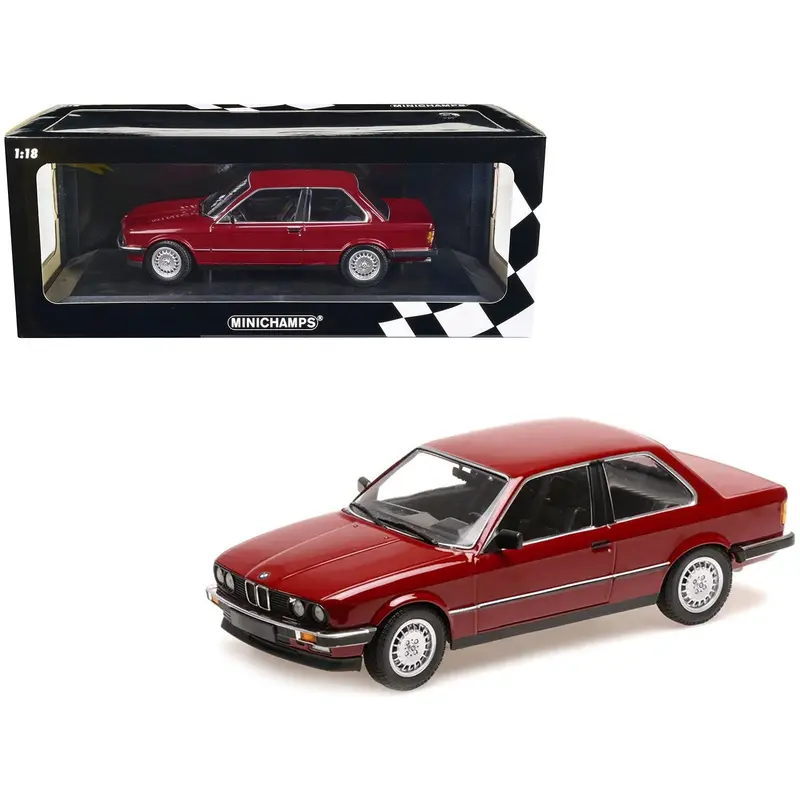 1982 Bmw 323I Carmine Red 1/18 Diecast Model Car By Minichamps 1