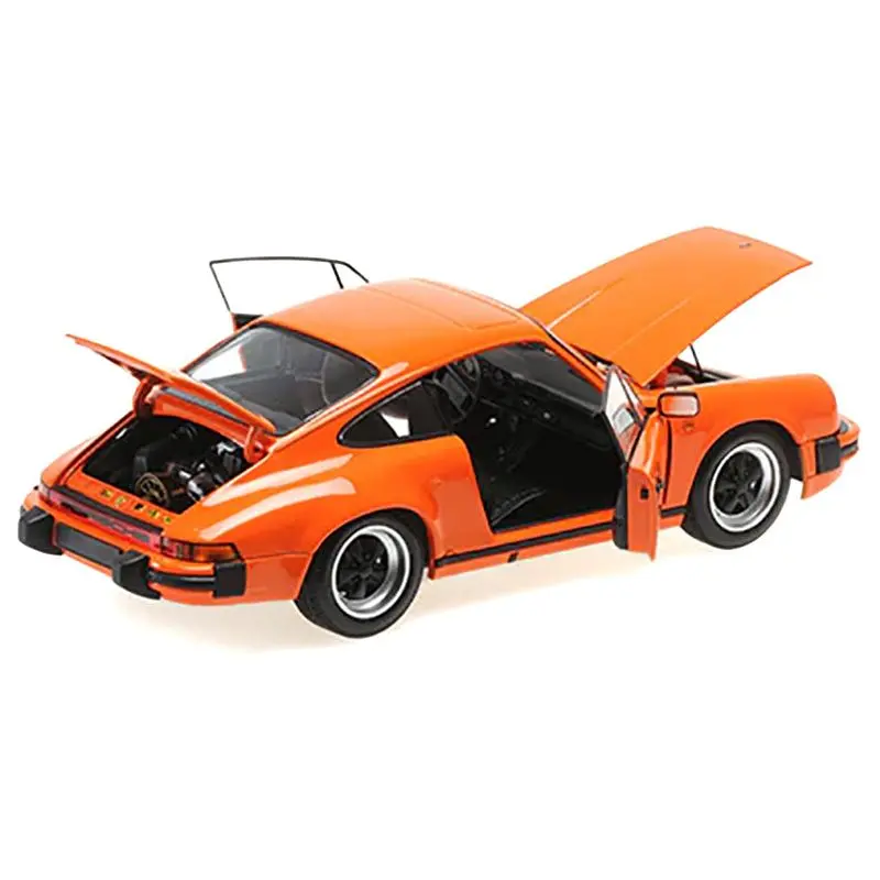 1983 Porsche 911 Carrera Coupe 3.2 Orange 1/18 Diecast Model Car By Minichamps 1