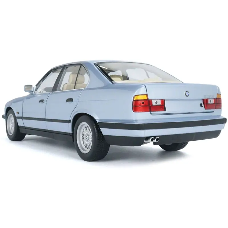 1988 Bmw 535I (E34) Light Blue Metallic 1/18 Diecast Model Car By Minichamps 1