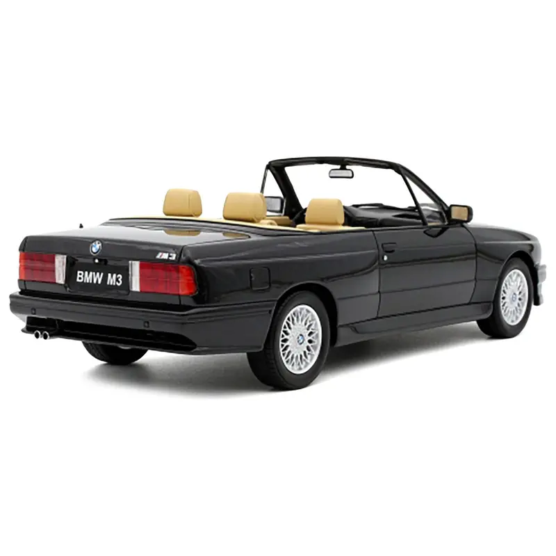 1989 Bmw E30 M3 Convertible Diamond Black Metallic Limited Edition To 3000 Pieces Worldwide 1/18 Model Car By Otto Mobile 1