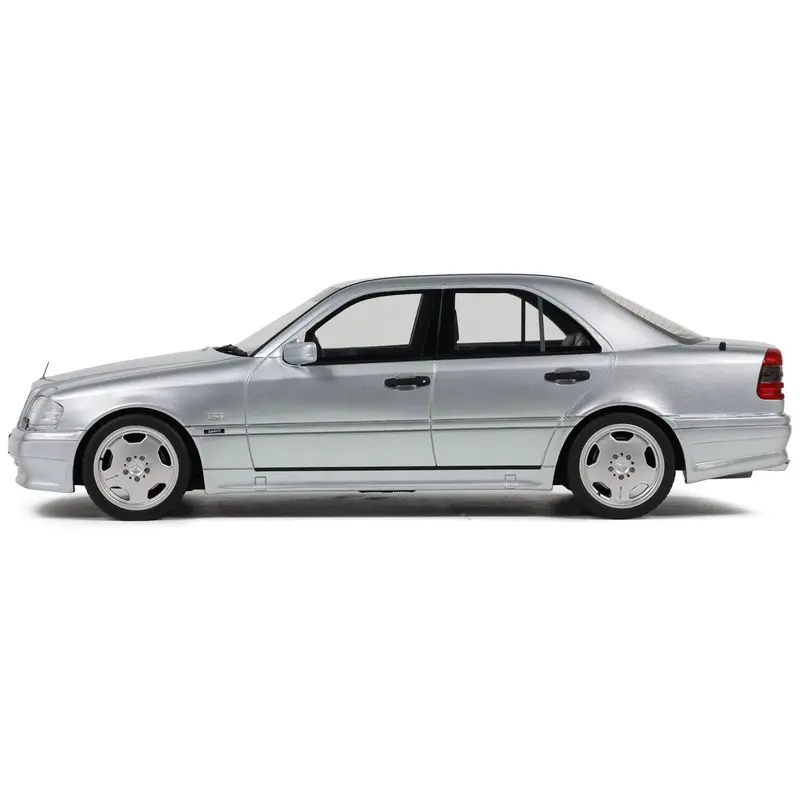 1990 Mercedes-Benz C36 Amg W202 Brilliant Silver Metallic Limited Edition To 3000 Pieces Worldwide 1/18 Model Car By Otto Mobile 1