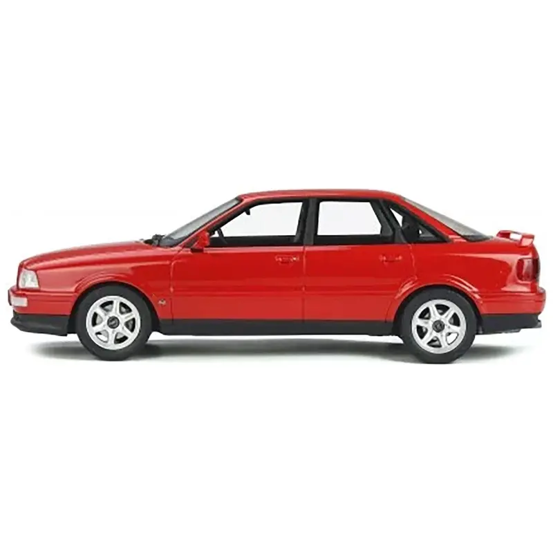 1994 Audi 80 Quattro Competition Laser Red Limited Edition To 3000 Pieces Worldwide 1/18 Model Car By Otto Mobile 1