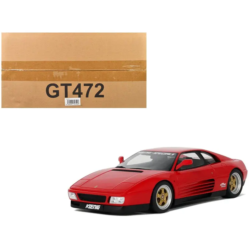 1994 Koenig Specials 348 Twin Turbo Red 1/18 Model Car By Gt Spirit 1