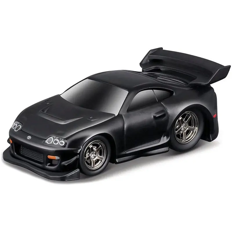 1995-97 Toyota Supra (Mk4) Matt Black 1/64 Diecast Model Car By Muscle Machines 1
