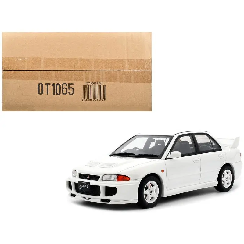 1995 Mitsubishi Lancer Evolution Iii Rhd (Right Hand Drive) Scotia White Limited Edition To 3000 Pieces Worldwide 1/18 Model Car By Otto Mobile 1