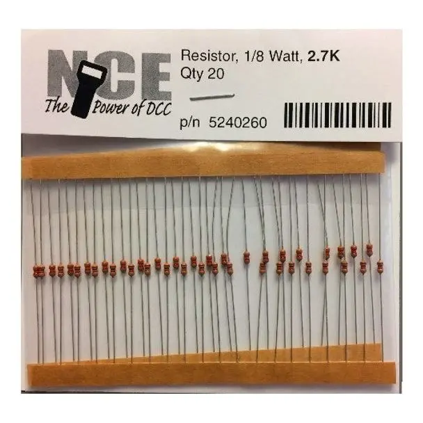 2.7Kx20 2700 Ohm 20 Qty 1