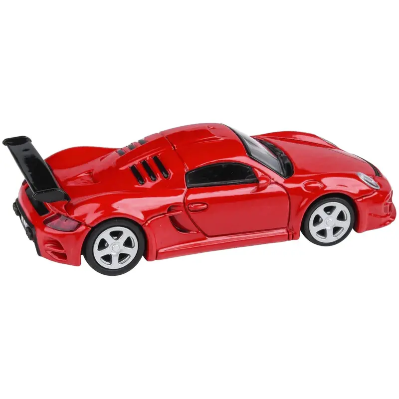 2012 Ruf Ctr3 Clubsport Guards Red 1/64 Diecast Model Car By Paragon Models 1
