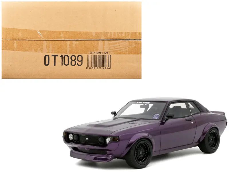 2015 Toyota Celica (Ra24) Restomod Midnight Purple Metallic Limited Edition To 2000 Pieces Worldwide 1/18 Model Car By Otto Mobile 1