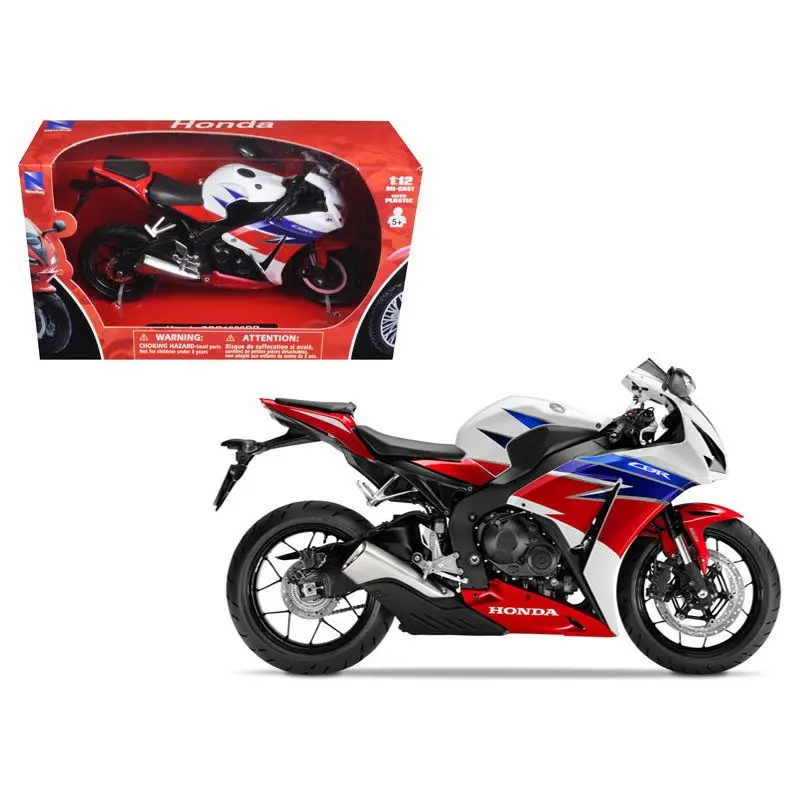 2016 Honda Cbr100rr Red/White/Blue/Black Motorcycle Model 1/12 By New Ray 1