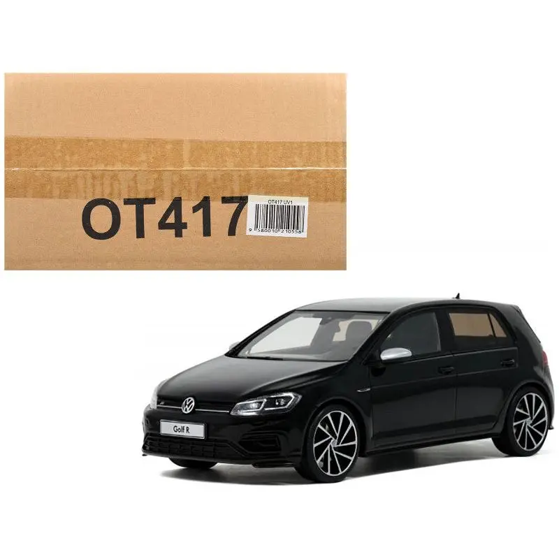 2017 Volkswagen Golf Vii R 5 Deep Black Limited Edition To 2000 Pieces Worldwide 1/18 Model Car By Otto Mobile 1