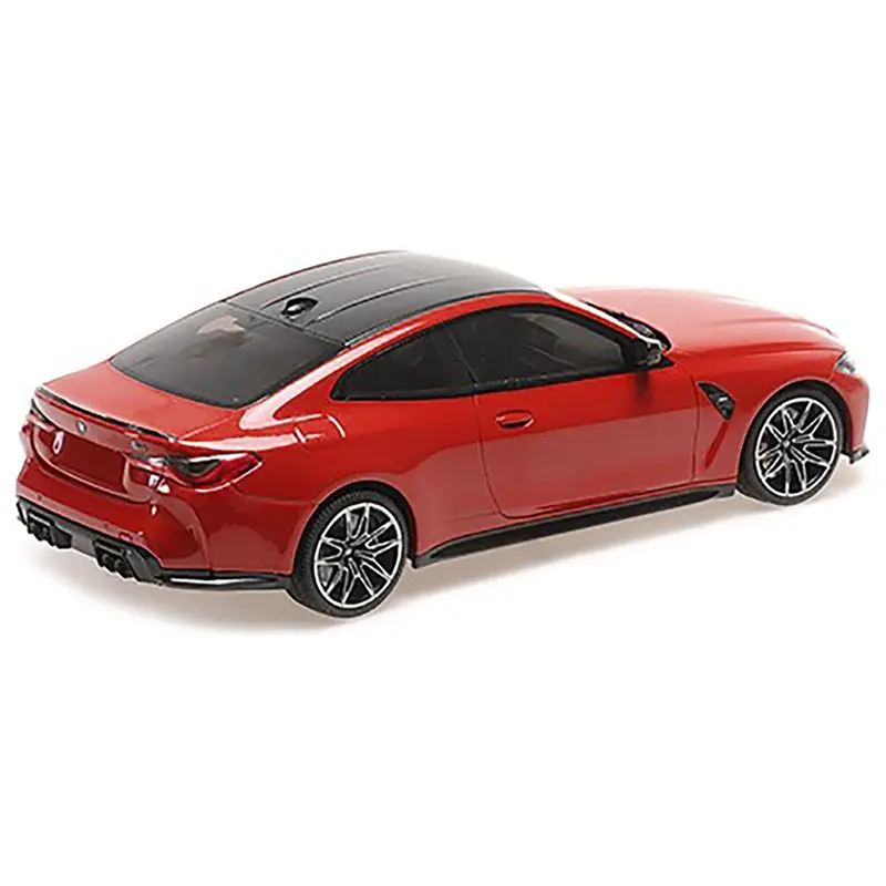2020 Bmw M4 Red Metallic With Carbon Top Limited Edition To 720 Pieces Worldwide 1/18 Diecast Model Car By Minichamps 1