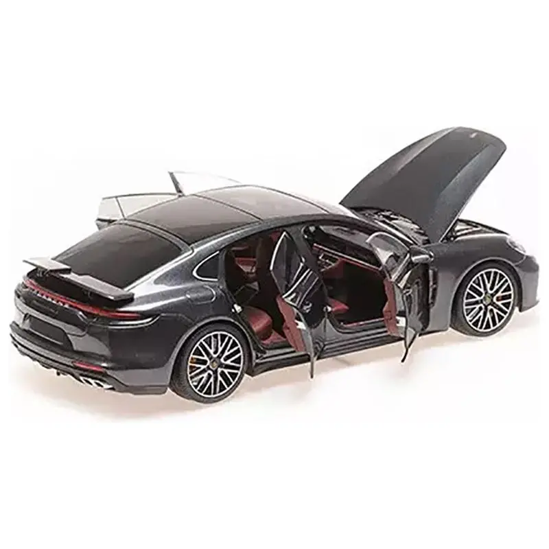 2020 Porsche Panamera Turbo S Gray Metallic "Cldc Exclusive" Series 1/18 Diecast Model Car By Minichamps 1