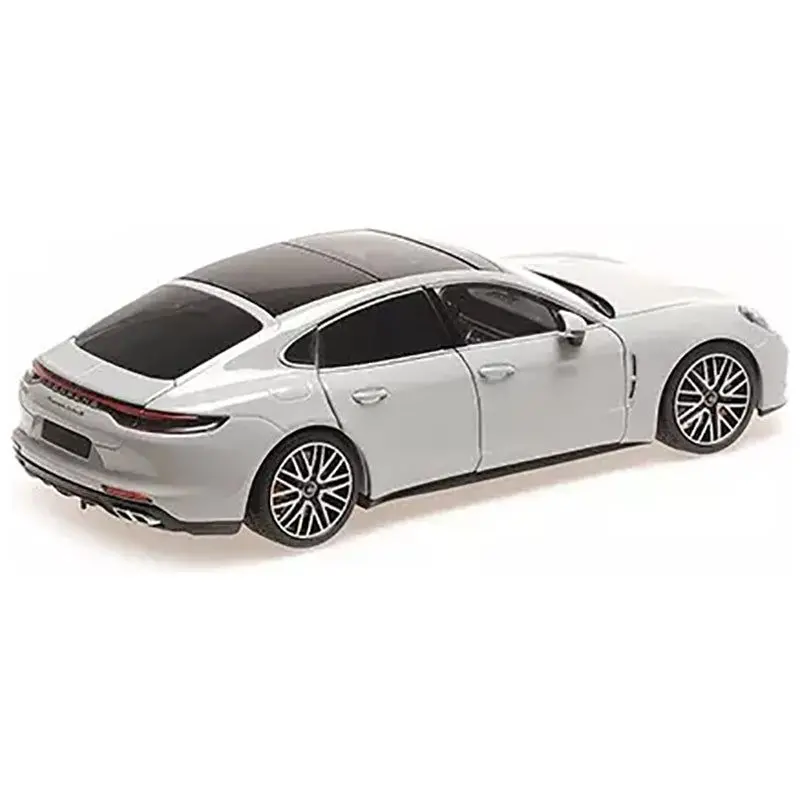2020 Porsche Panamera Turbo S Gray With Black Top "Cldc Exclusive" Series 1/18 Diecast Model Car By Minichamps 1