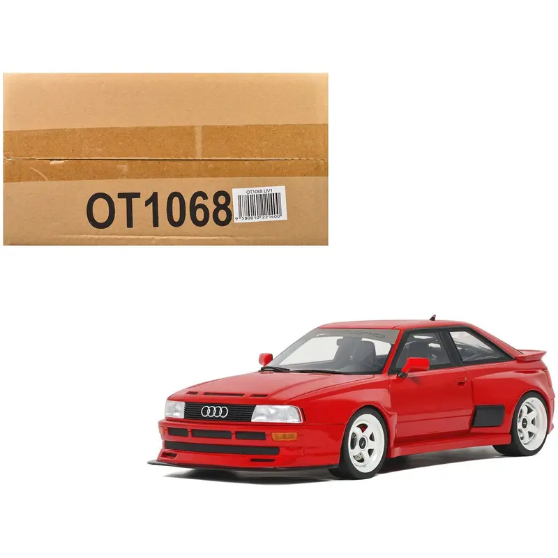 2021 Audi 80 Coupe "Prior Design" Misano Red Limited Edition To 2500 Pieces Worldwide 1/18 Model Car By Otto Mobile 1