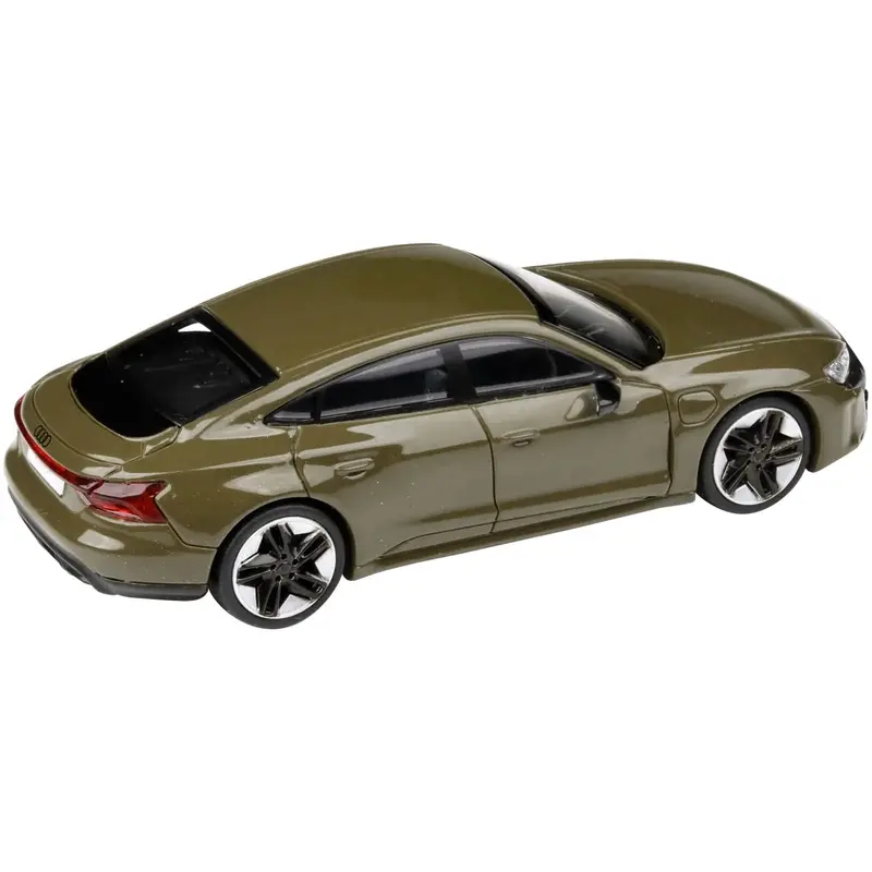 2021 Audi Rs E-Tron Gt Tactical Green 1/64 Diecast Model Car By Paragon 1