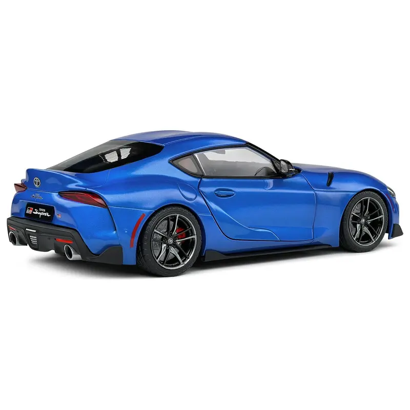 2021 Toyota Gr Supra Horizon Blue Metallic 1/18 Diecast Model Car By Solido 1