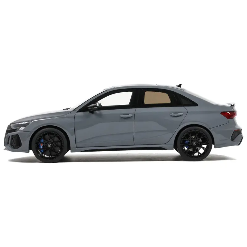 2022 Audi Rs 3 Sedan Performance Edition Nargo Gray With Sunroof 1/18 Model Car By Gt Spirit 1