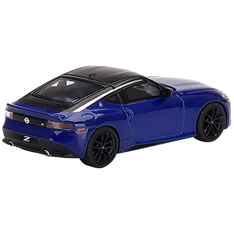 2023 Nissan Z Performance Seiran Blue Metallic With Black Top Limited Edition To 3000 Pieces Worldwide 1/64 Diecast Model Car By True Scale Miniatures 1