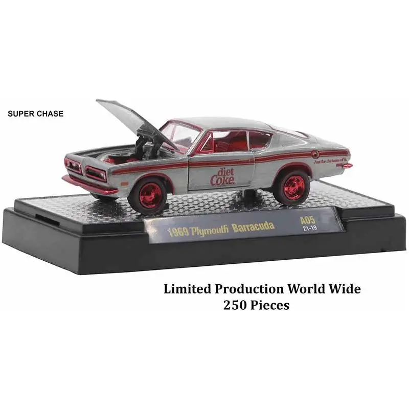 "3 Sodas" Set Of 3 Pieces Release 5 Limited Edition To 9600 Pieces Worldwide 1/64 Diecast Model Cars By M2 Machines 1
