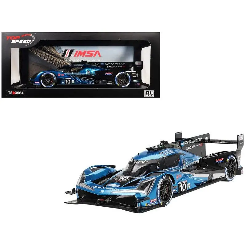 Acura Arx-06 Gtp #10 Filipe Albuquerque - Marcus Ericsson - Brendon Hartley - Ricky Taylor "Wayne Taylor Racing With Andretti" Imsa "24 Hours Of Daytona" (2024) 1/18 Model Car By Top Speed 1