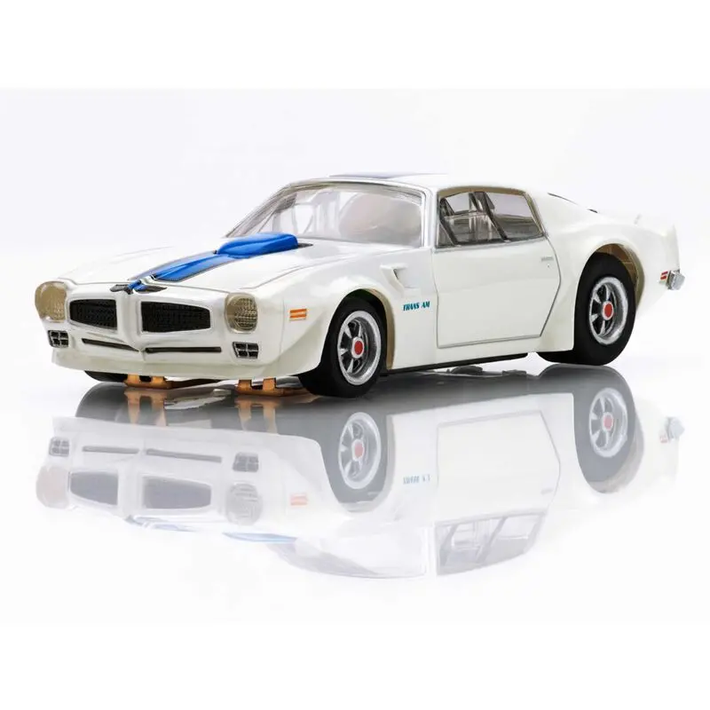 Afx Racing Ho 1970 Transam Firebird Mega G+ Slot Car, White & Blue 1