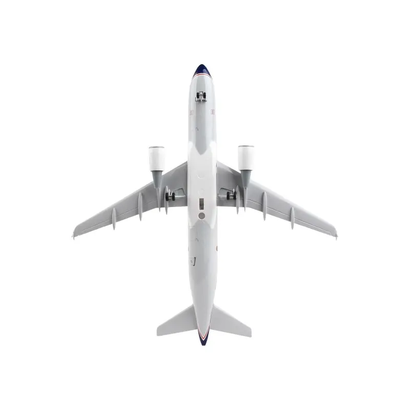 Airbus A320 Commercial Aircraft With Landing Gear "Avianca Colombia" (N284av) White And Gray With Blue Stripes (Snap-Fit) 1/150 Plastic Model By Skymarks 1