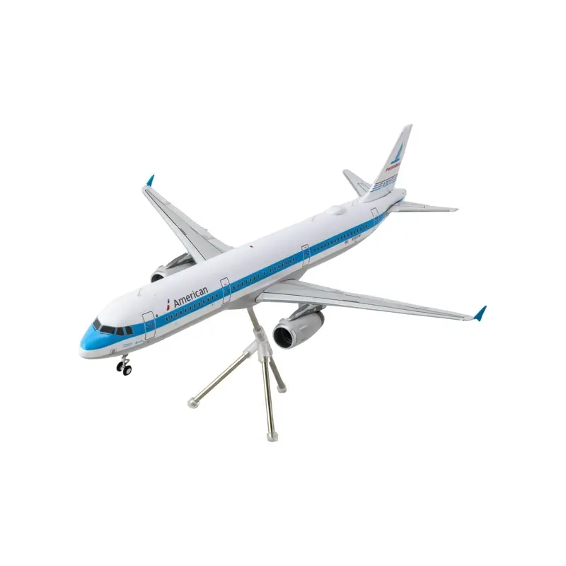 Airbus A321 Commercial Aircraft "American Airlines - Piedmont" (N581uw) White With Blue Stripes "Gemini 200" Series 1/200 Diecast Model Airplane By Geminijets 1