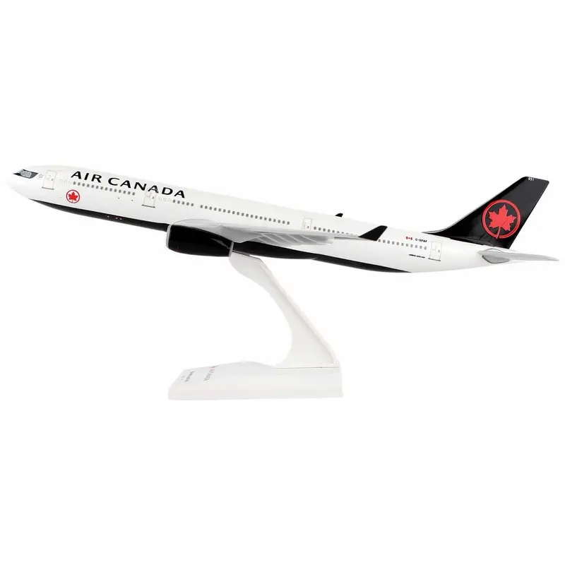 Airbus A330-300 Commercial Aircraft "Air Canada" (C-Gfaf) White With Black Tail (Snap-Fit) 1/200 Plastic Model By Skymarks 1