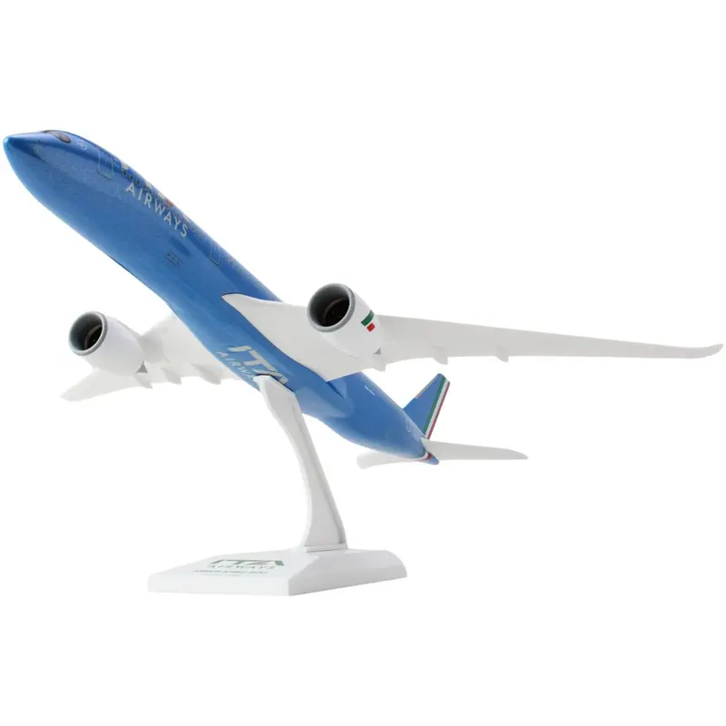 Airbus A350-900 Commercial Aircraft "Ita Airways" Blue With Striped Tail (Snap-Fit) 1/200 Plastic Model By Skymarks 1