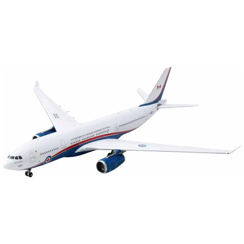 Airbus Cc-330 Husky Aircraft "Government Of Canada" (330002) White With Blue And Red Stripes "Gemini Macs" Series 1/400 Diecast Model Airplane By Geminijets 1