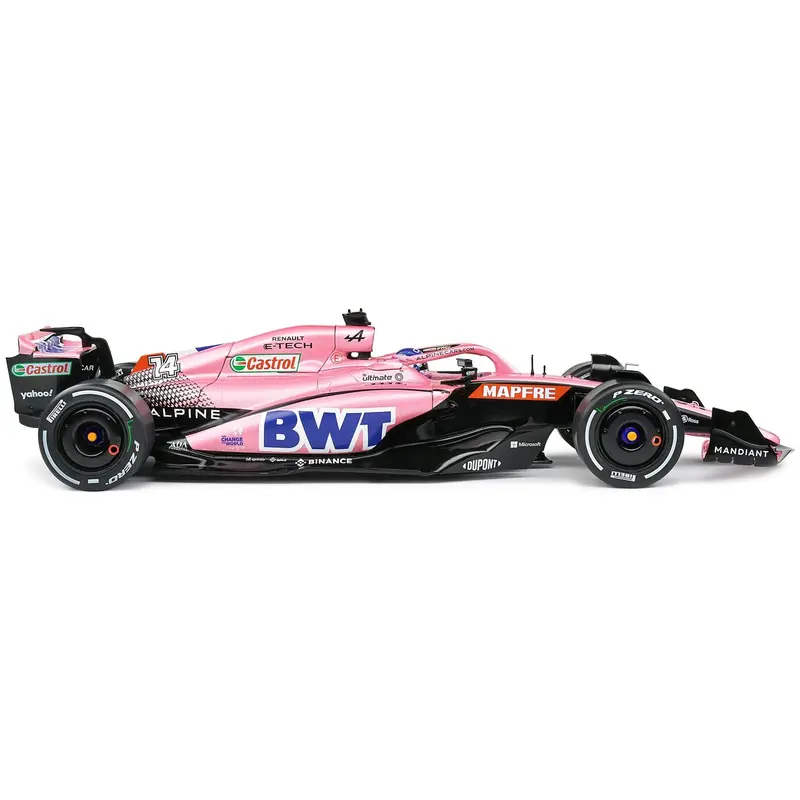Alpine A522 #14 Fernando Alonso "Bwt" Formula One F1 Bahrain Gp (2022) "Competition" Series 1/18 Diecast Model Car By Solido 1