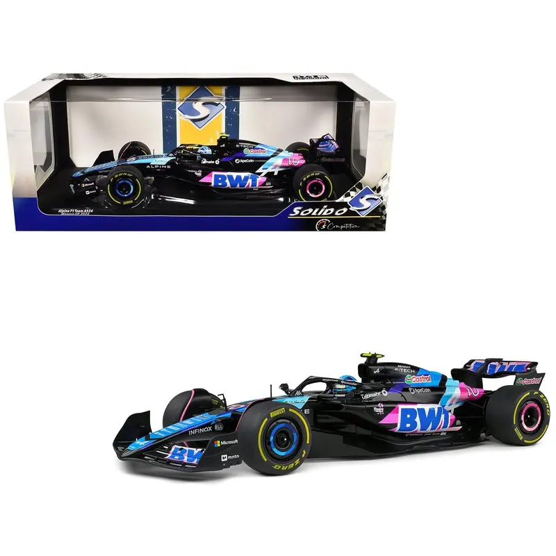 Alpine A524 #10 Pierre Gasly "Bwt" Formula One F1 Monaco Gp (2024) "Competition" Series 1/18 Diecast Model Car By Solido 1